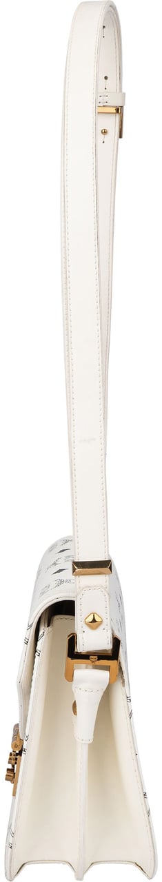 MCM MCM White Visetos Monogram Patricia Crossbody Bag Wit