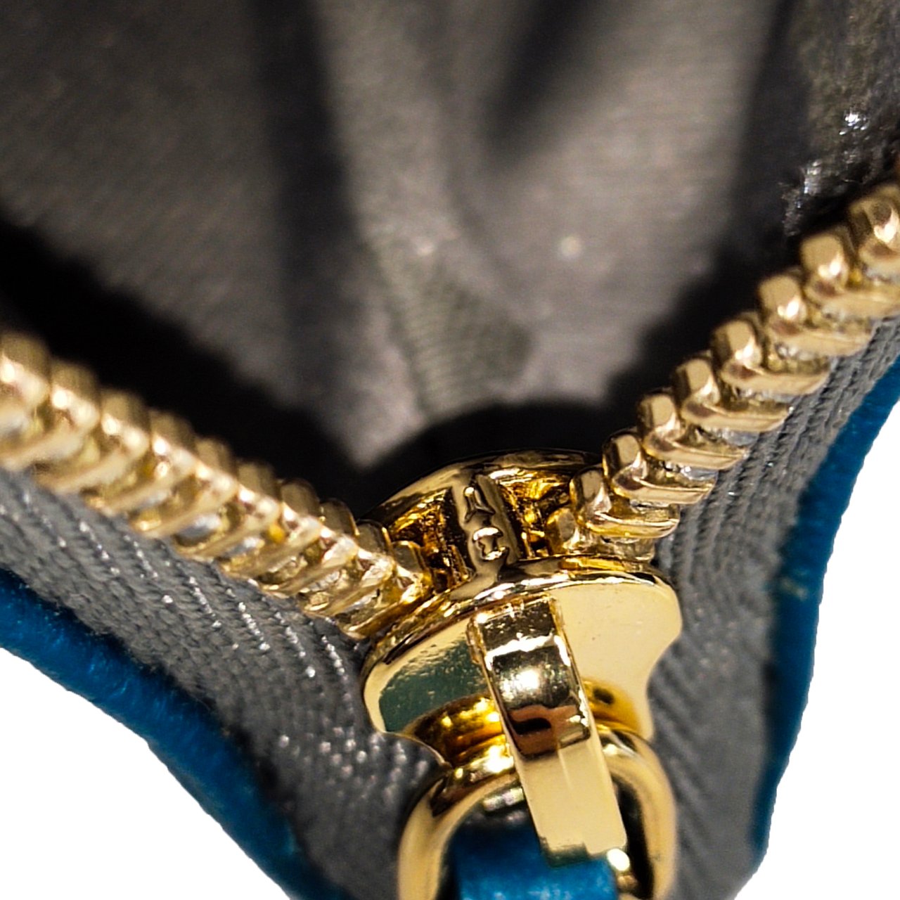 MCM Leather Visetos Coin Pouch Blauw