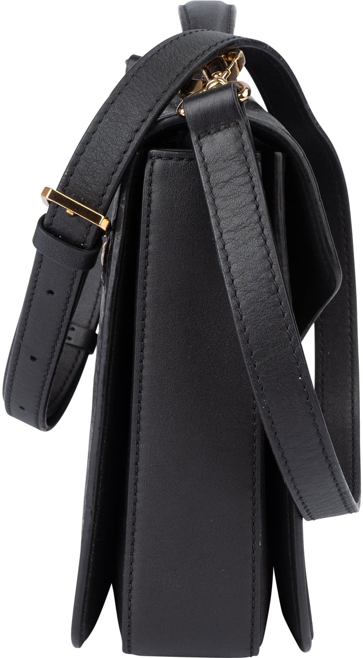 MCM MCM Black Visetos Monogram Patricia Crossbody Bag Zwart