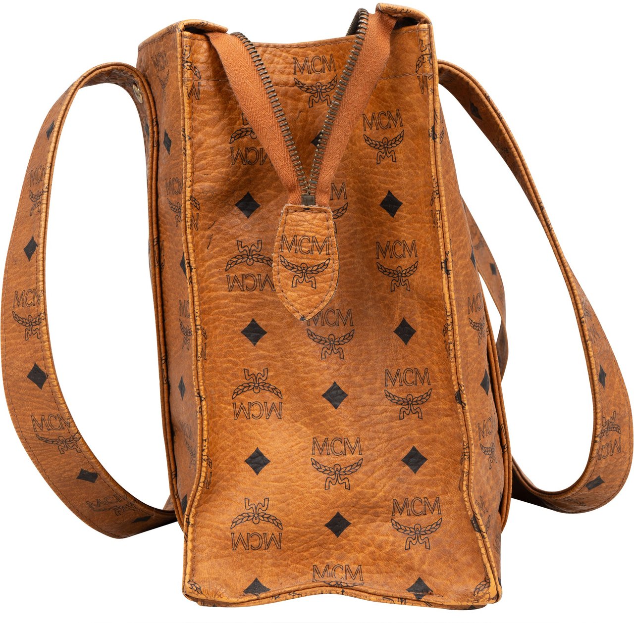 MCM MCM Visetos Monogram Shoulder Bag Bruin
