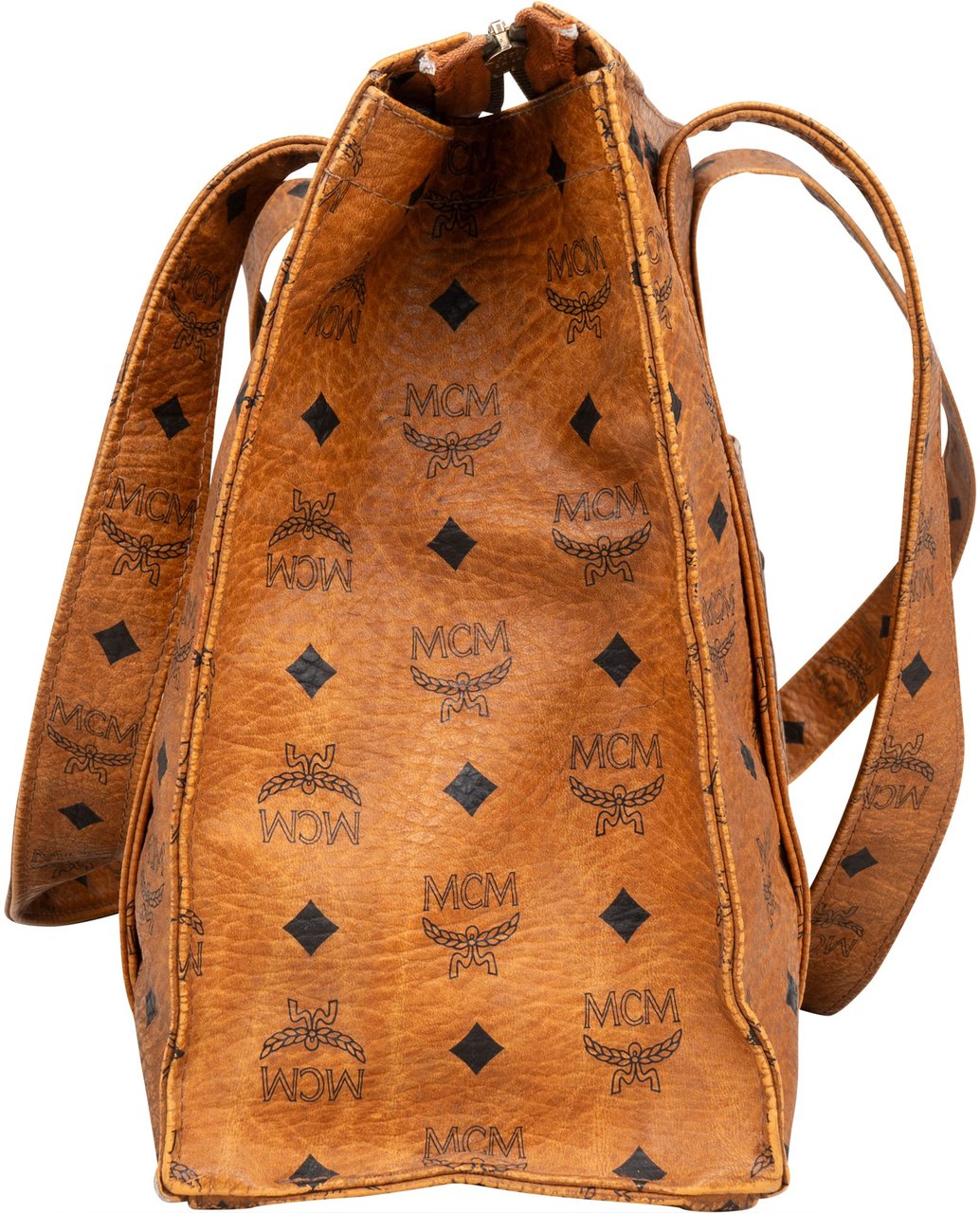 MCM MCM Visetos Monogram Shoulder Bag Bruin
