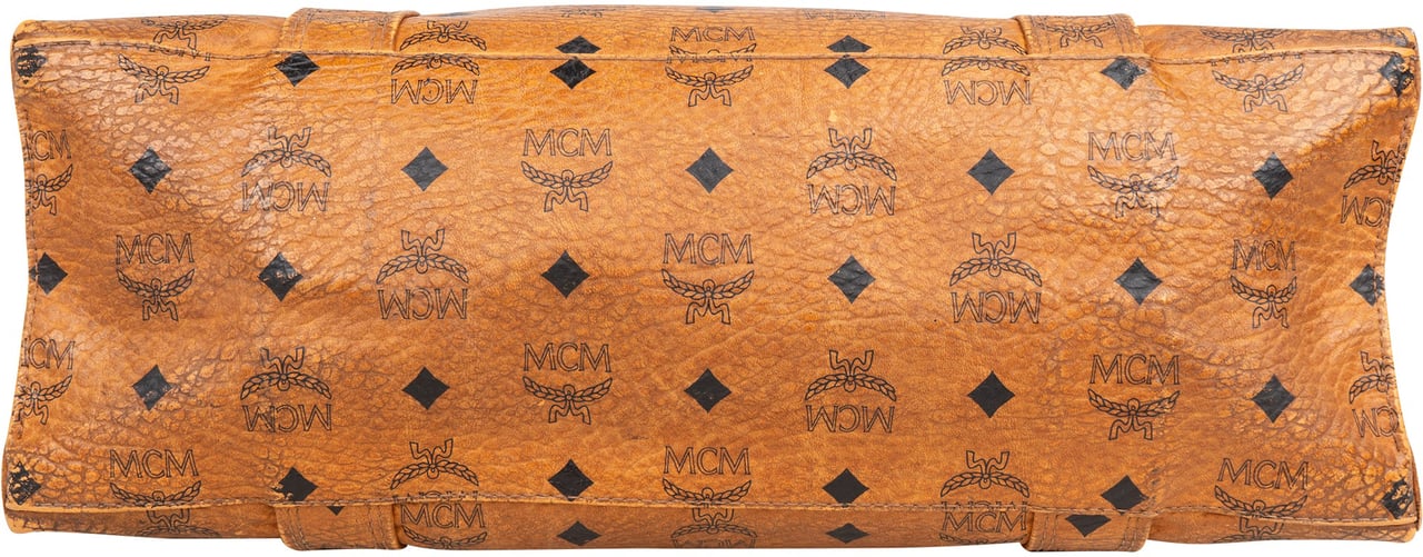 MCM MCM Visetos Monogram Shoulder Bag Bruin