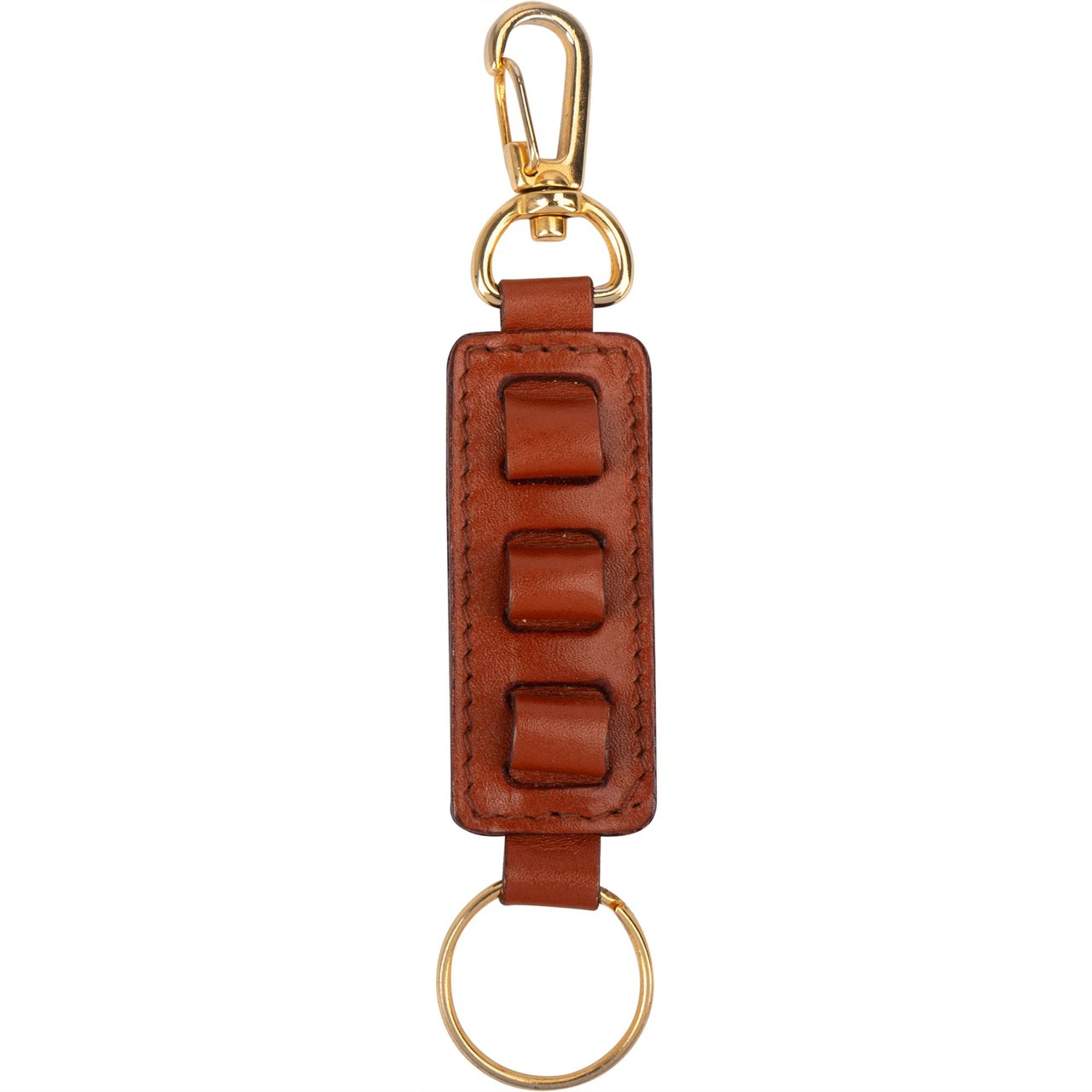MCM MCM Leather Golf Collection Pendant Bruin