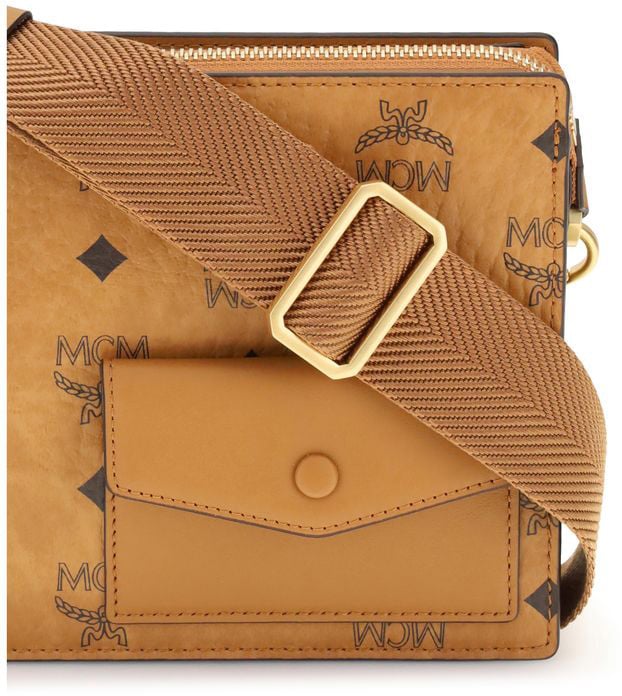 MCM MCM Brown Polyethylene Shoulder Bag Bruin