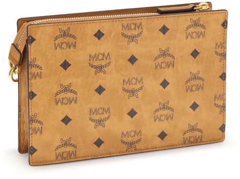 MCM MCM Brown Polyethylene Shoulder Bag Bruin