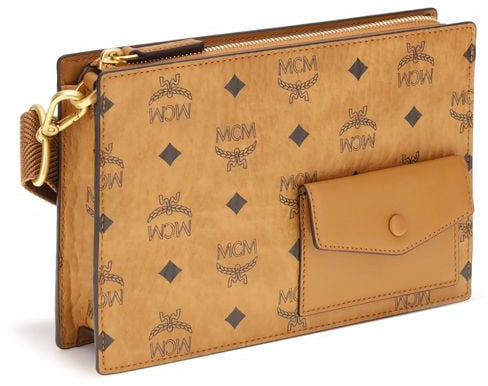 MCM MCM Brown Polyethylene Shoulder Bag Bruin