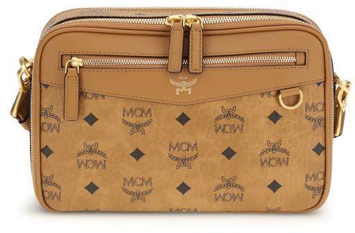MCM MCM Beige Polyethylene Shoulder Bag Beige