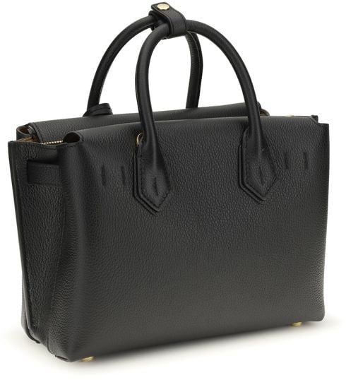 MCM MCM Black Calf Leather Bos Taurus Handbag Zwart
