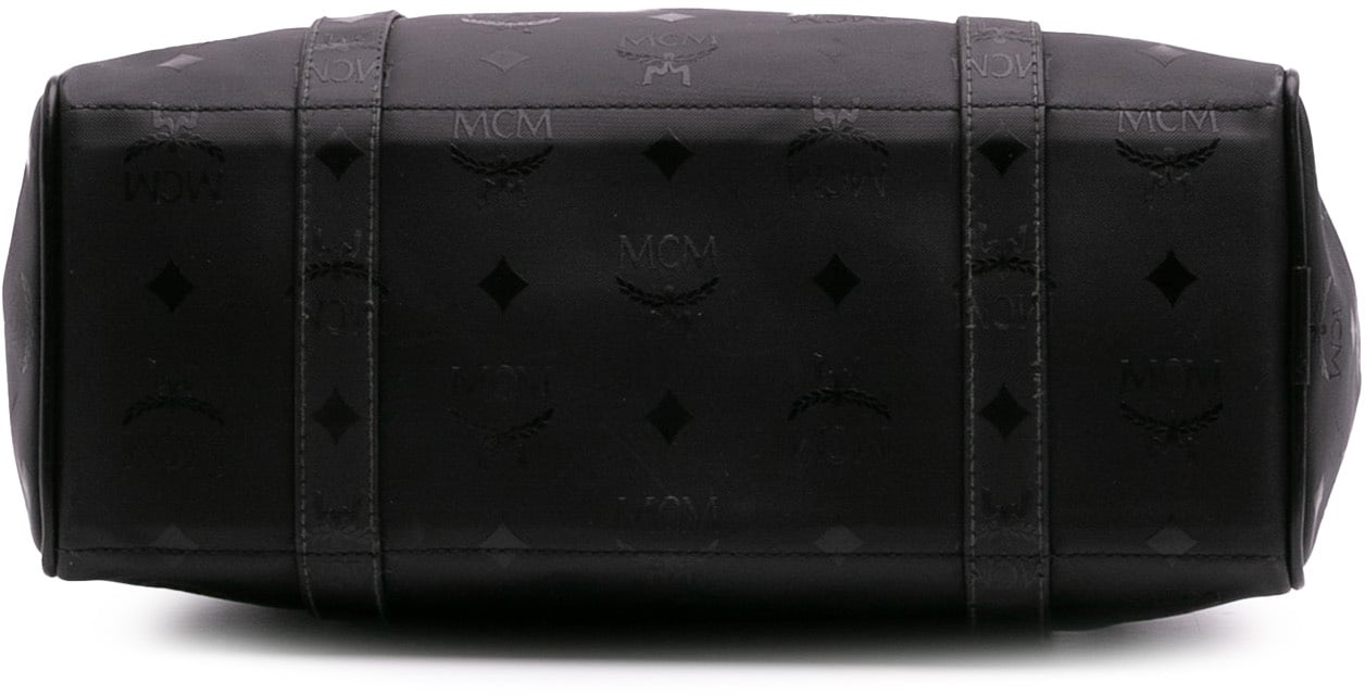 MCM Visetos Nylon Shoulder Bag Zwart