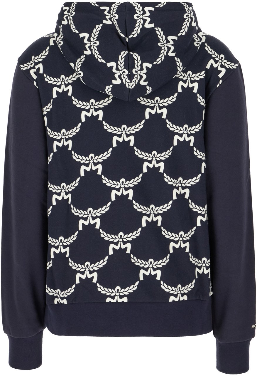 MCM MCM Printed cotton sweatshirt Blauw