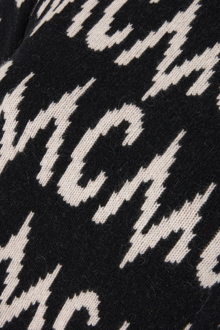 MCM MCM Embroidered cashmere blend oversize sweater Divers