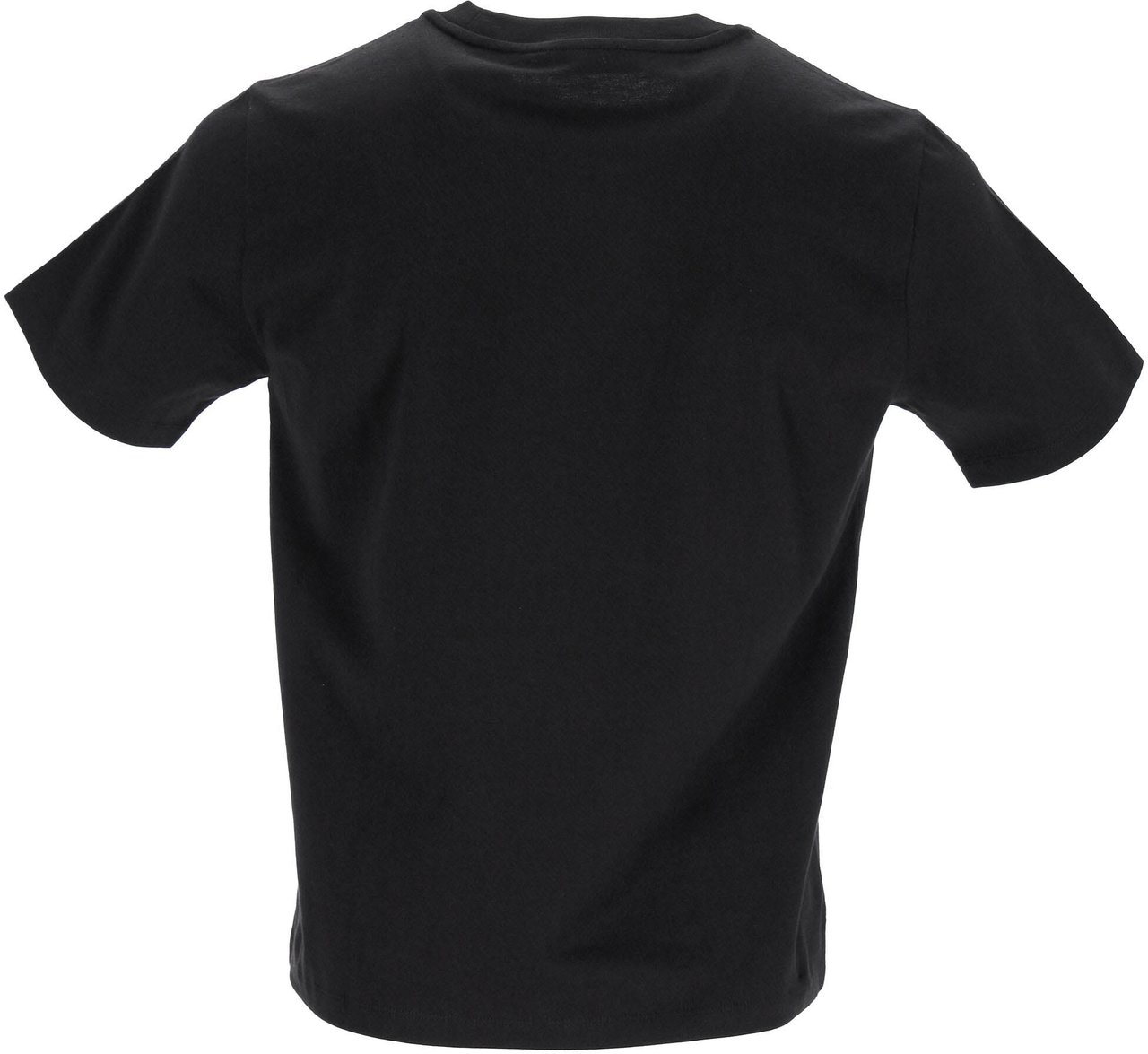 MCM Logo Print Short Sleeve T-Shirt With Classic Crew Neckline Zwart