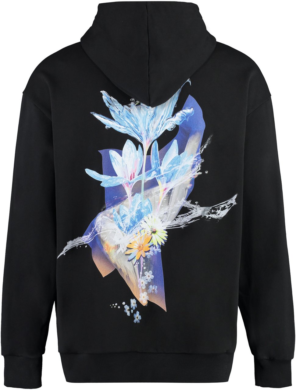 MCM Logo intarsia hoodie Zwart