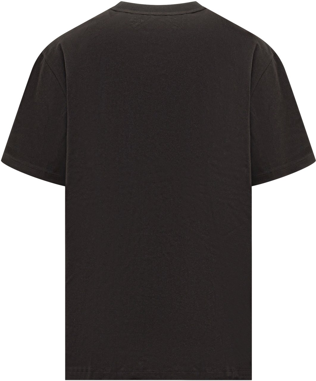 MCM T-Shirt Nera con Taschino Monogram MCM Zwart