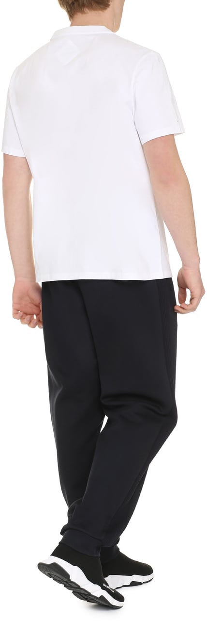 MCM Cotton crew-neck T-shirt Wit