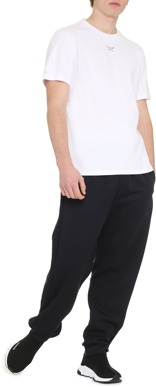 MCM Cotton crew-neck T-shirt Wit