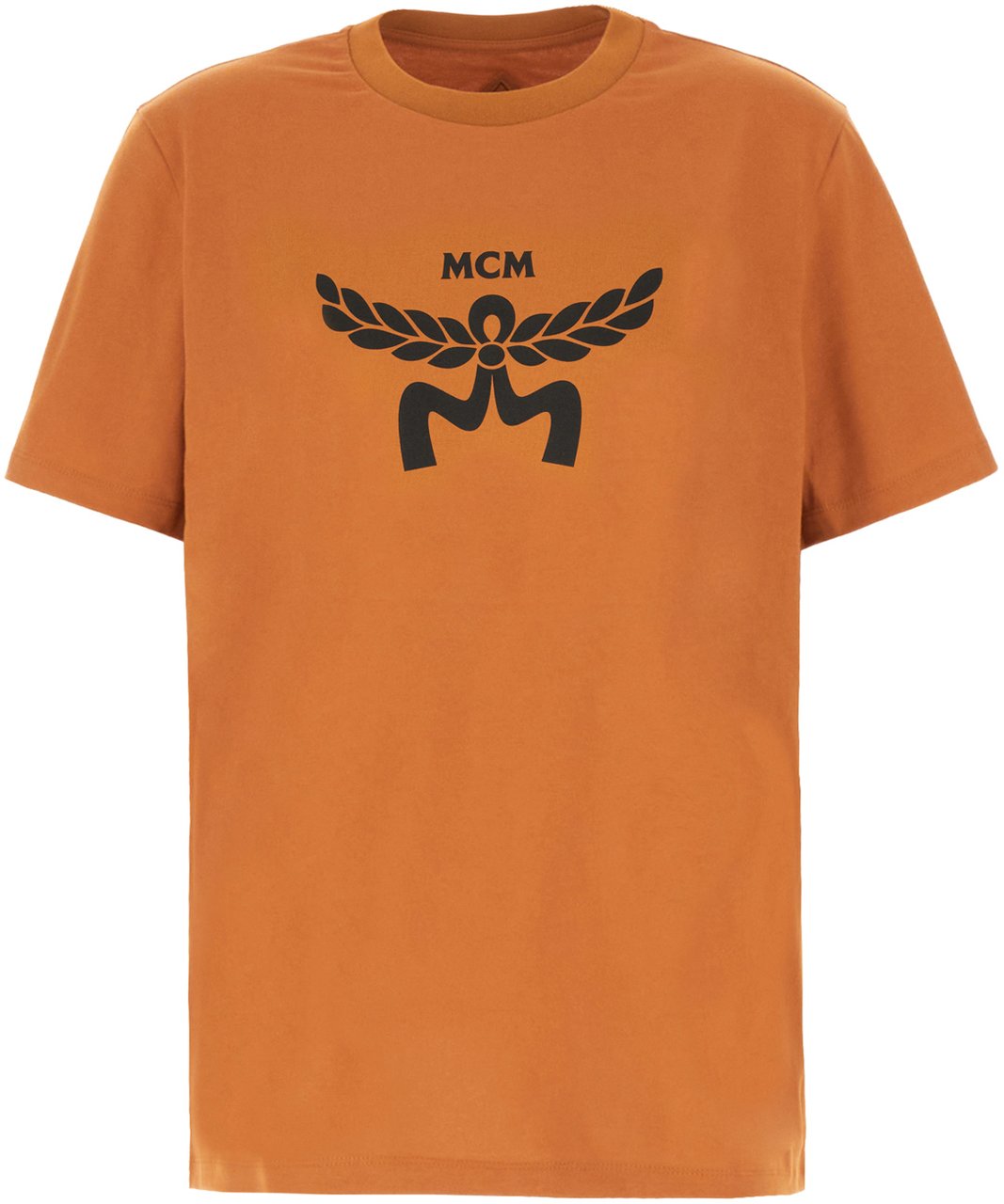 MCM MCM Caramel cotton t-shirt Bruin