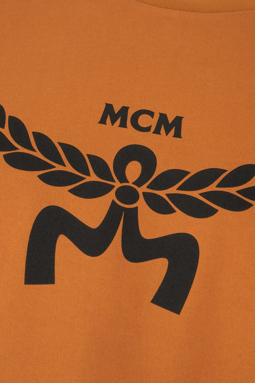 MCM MCM Caramel cotton t-shirt Bruin