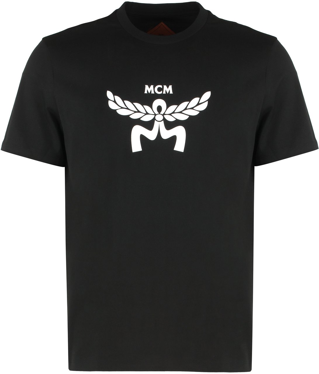 MCM Cotton crew-neck T-shirt Zwart