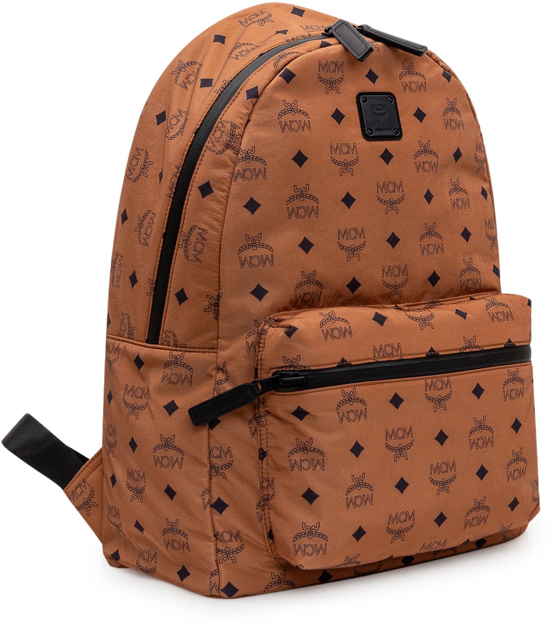 MCM Stark Fabric Backpack Beige