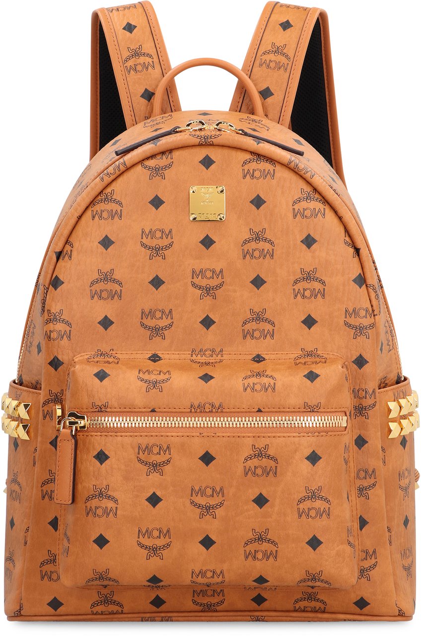 MCM Visetos Stark Side Studs backpack Bruin
