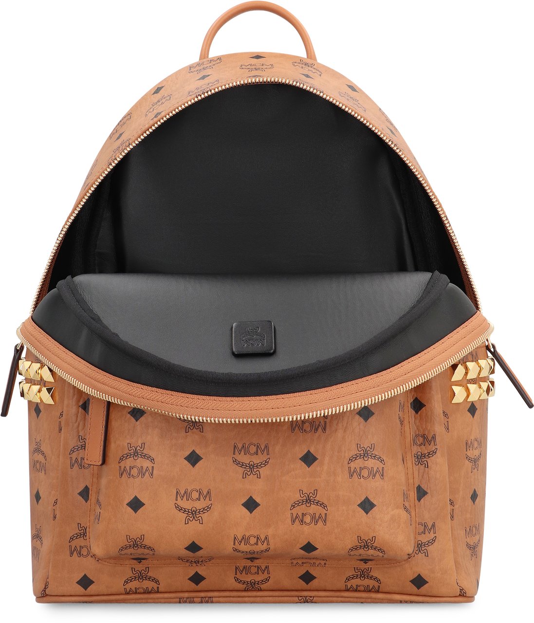 MCM Visetos Stark Side Studs backpack Bruin