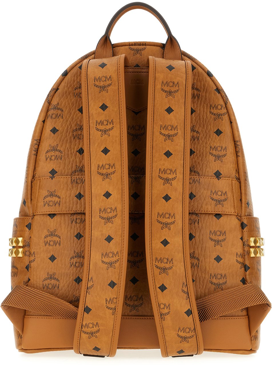 MCM Mcm Printed synthetic leather medium Stark backpack Divers