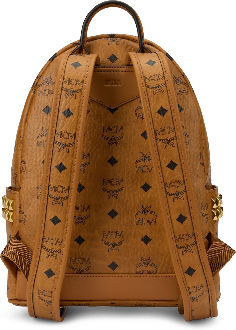MCM Stark backpack in synthetic leather Neutraal