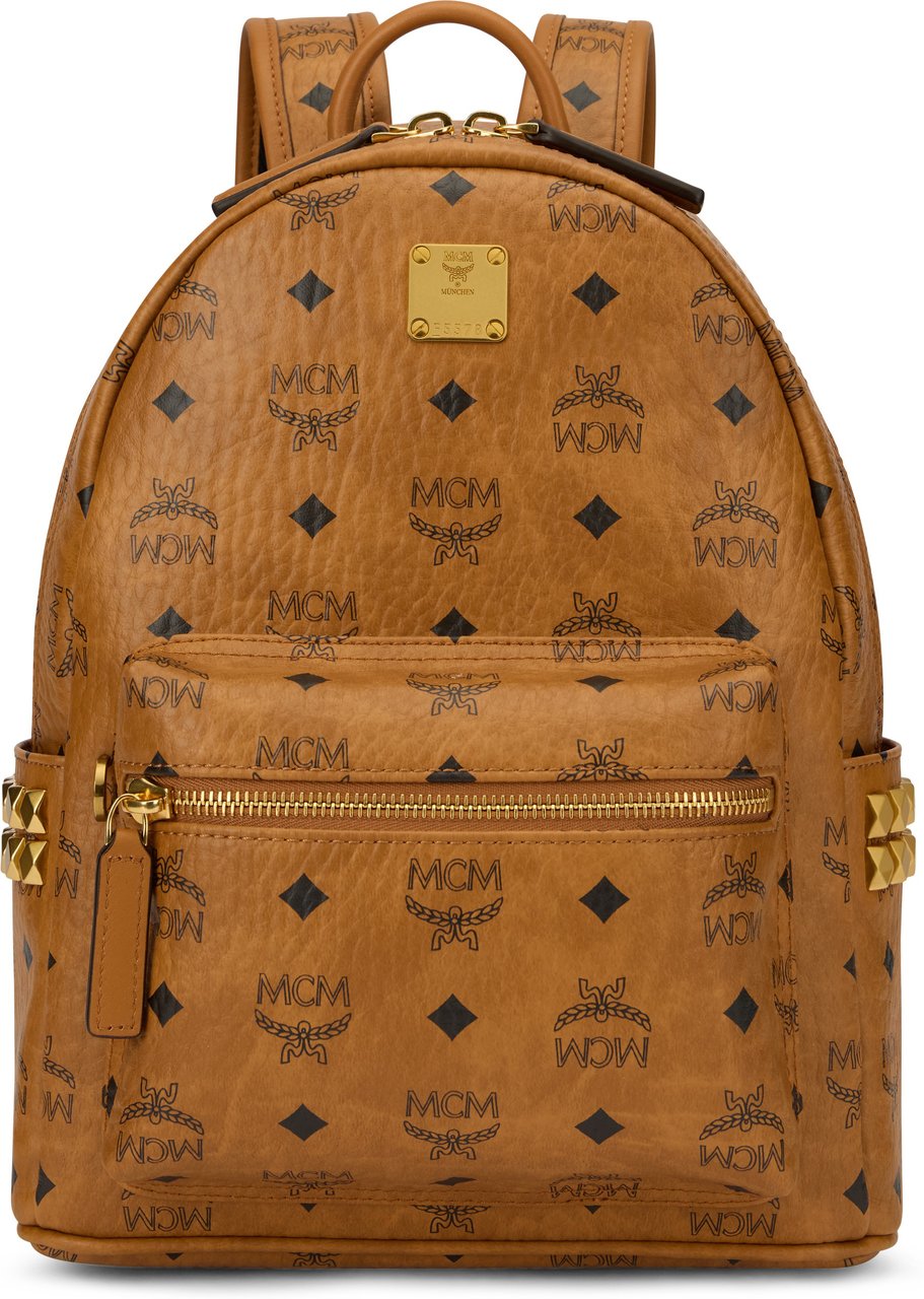 MCM Stark backpack in synthetic leather Neutraal