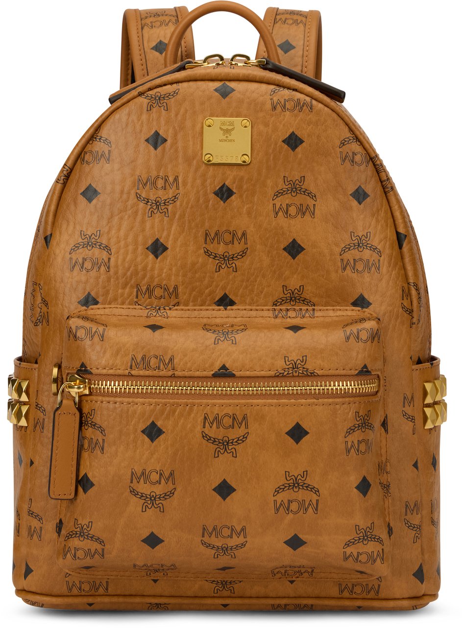 MCM Stark backpack in synthetic leather Neutraal