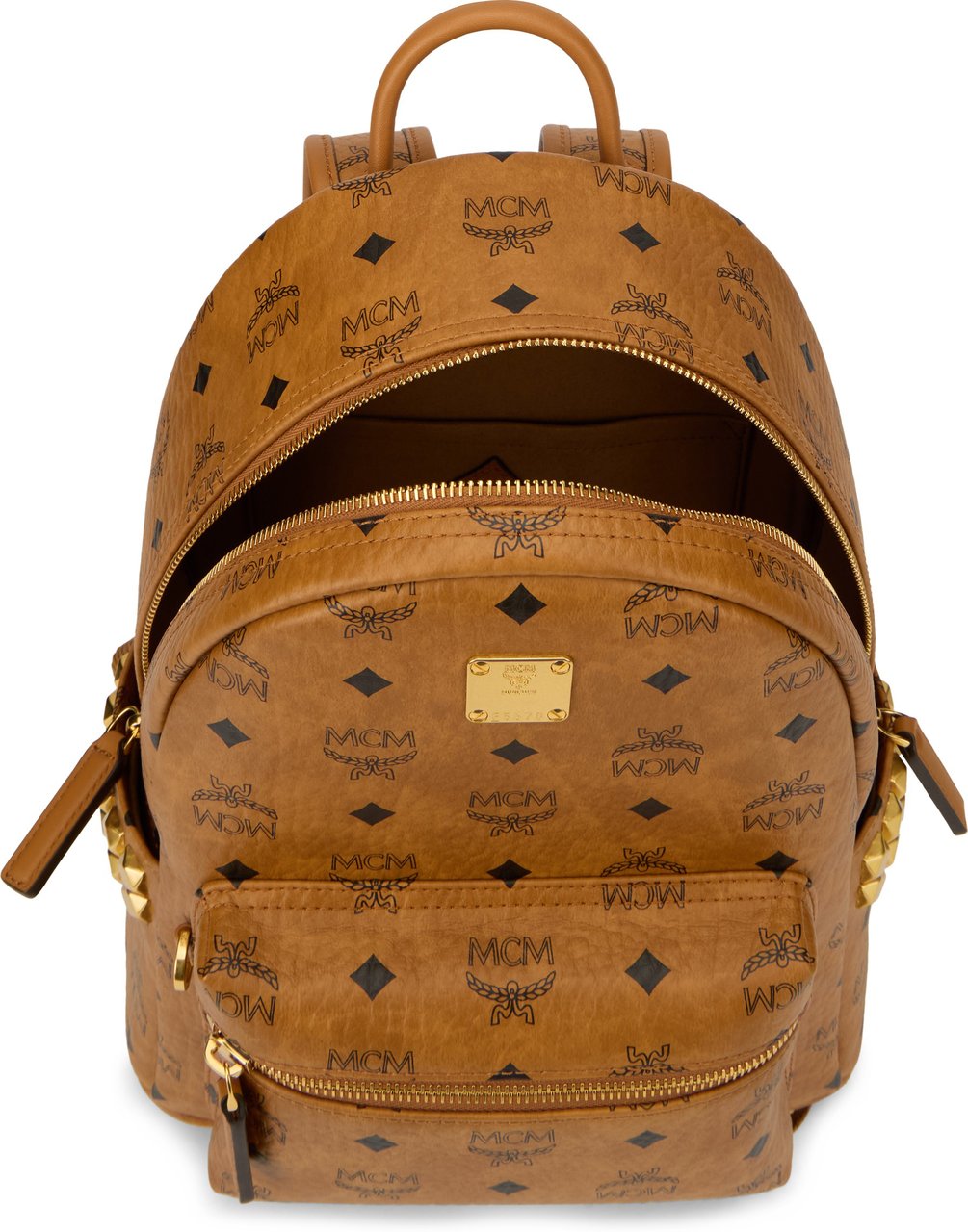 MCM Stark backpack in synthetic leather Neutraal