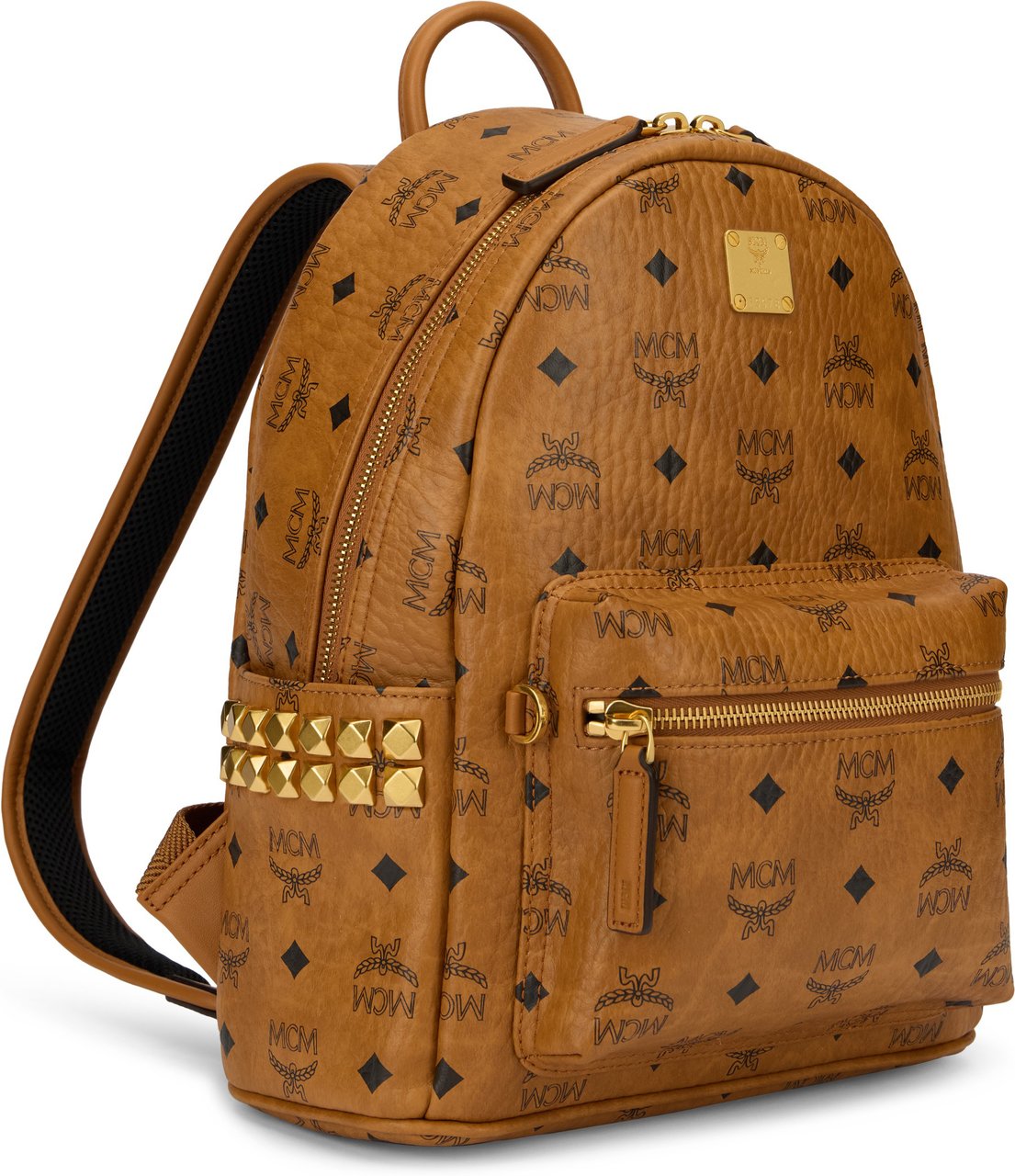 MCM Stark backpack in synthetic leather Neutraal