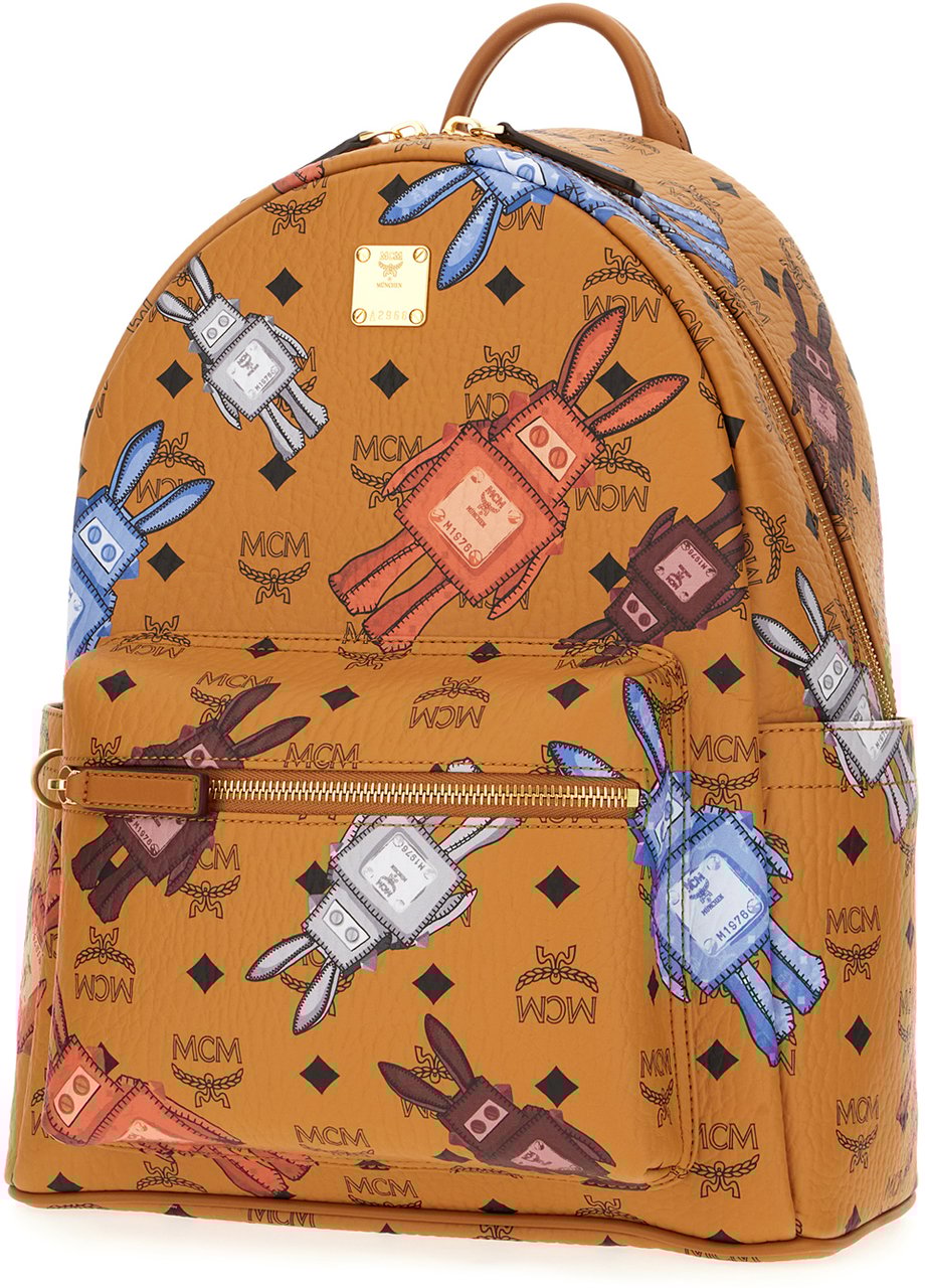 MCM Mcm Printed synthetic leather Stark backpack Divers