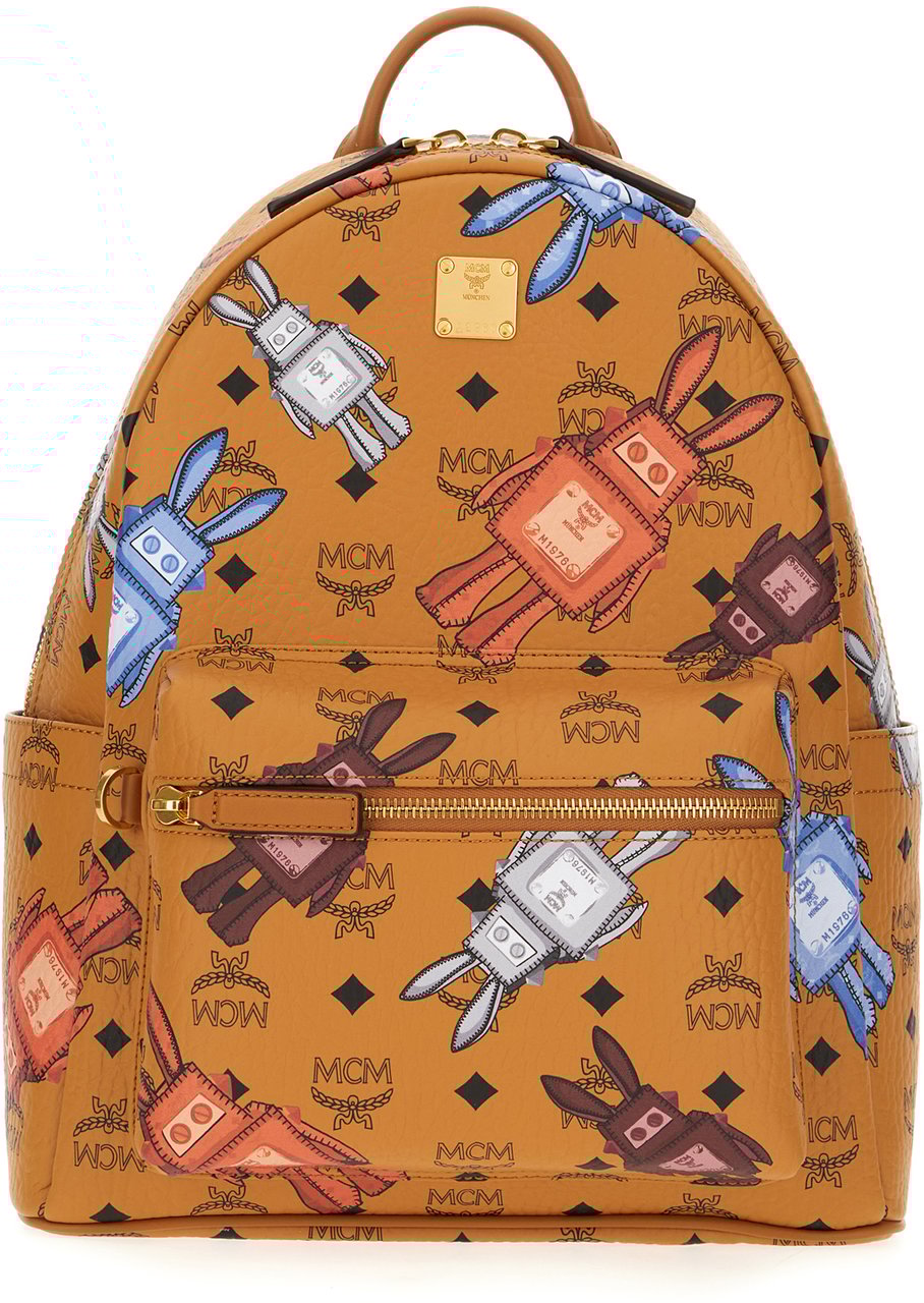 MCM Mcm Printed synthetic leather Stark backpack Divers