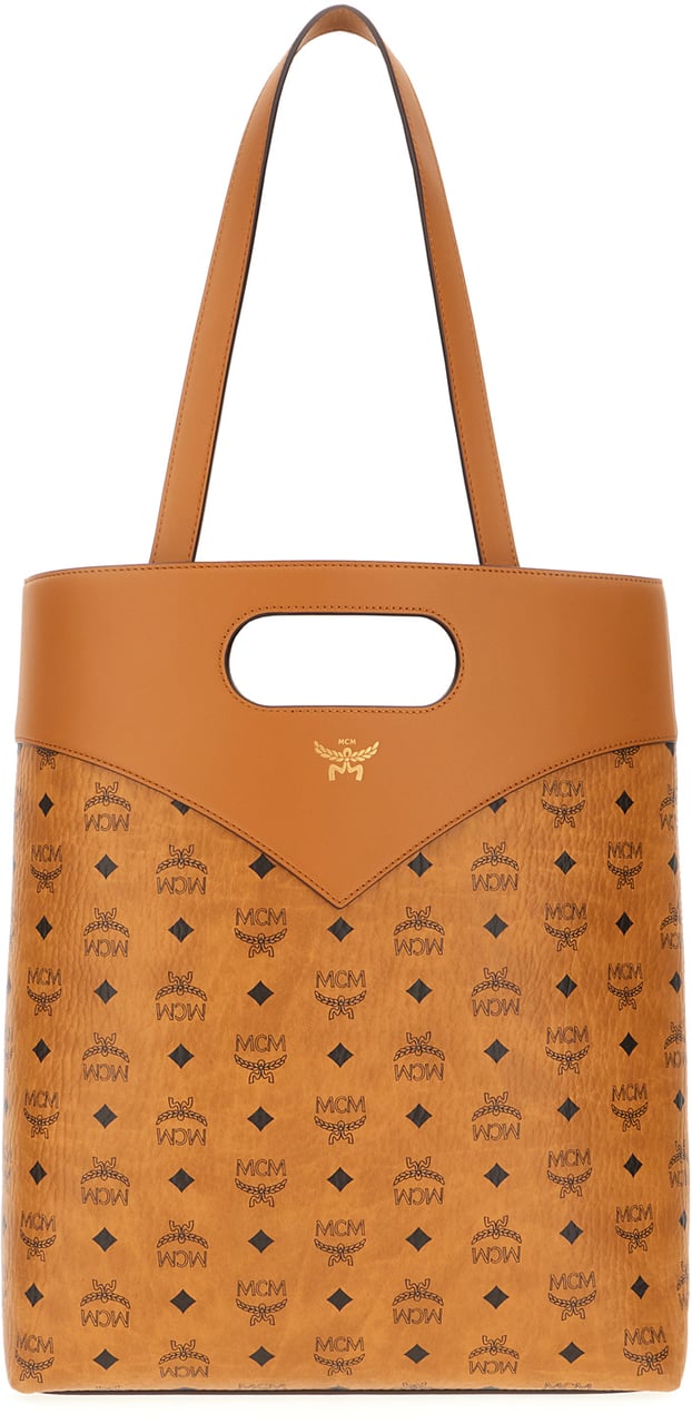 MCM MCM Printed synthetic leather Diamond shopping bag Divers