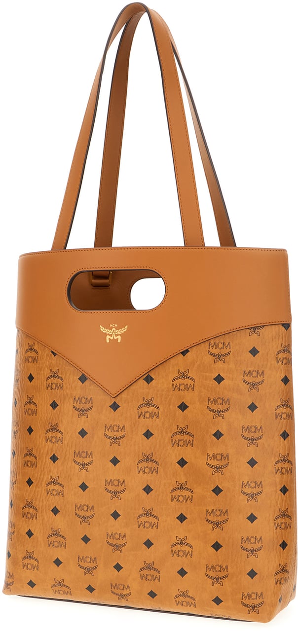 MCM MCM Printed synthetic leather Diamond shopping bag Divers