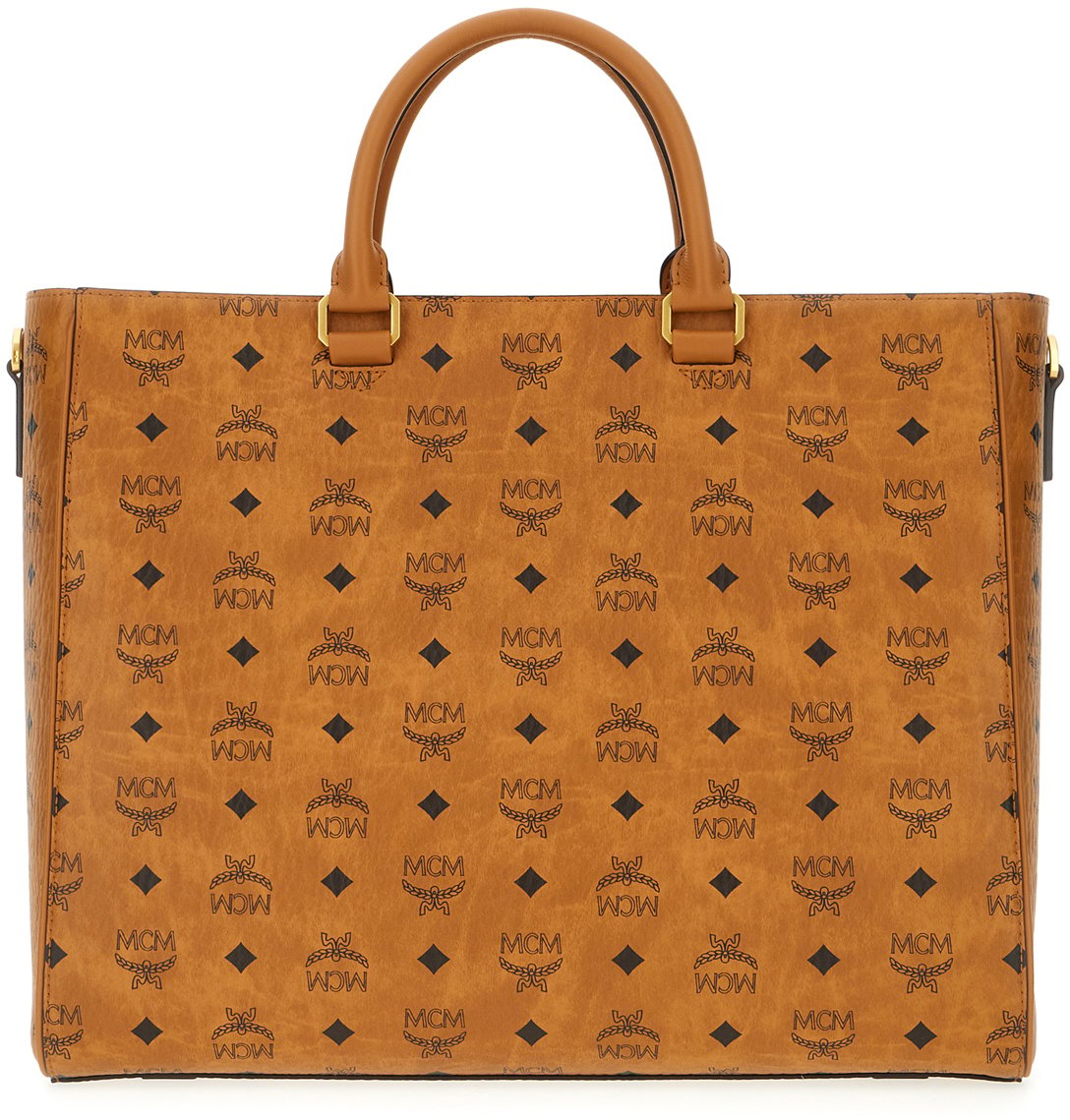 MCM Mcm Printed synthetic leather large Diamond handbag Divers