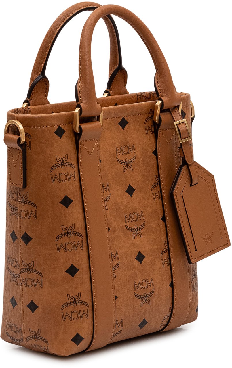 MCM Borsa Tote Aren VI Mini Beige