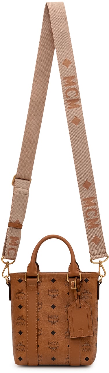 MCM Borsa Tote Aren VI Mini Beige