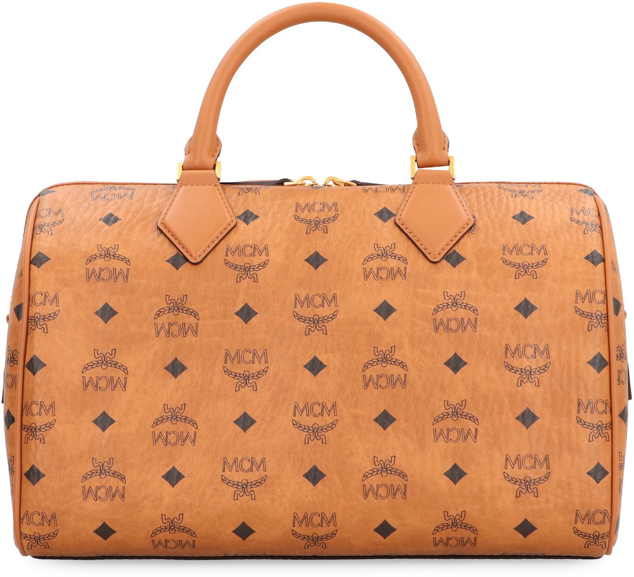 MCM Boston Ella Handbag Bruin