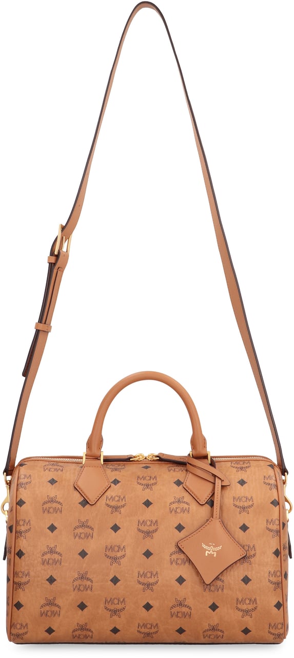 MCM Boston Ella Handbag Bruin