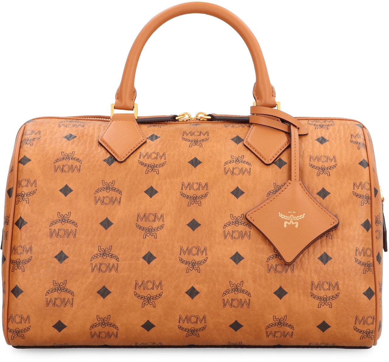 MCM Boston Ella Handbag Bruin