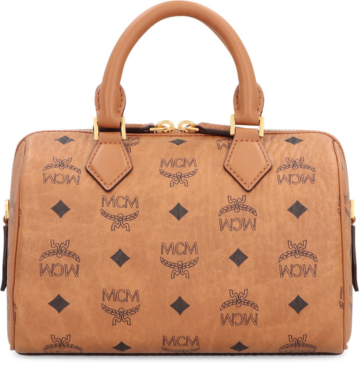 MCM Boston Ella Handbag Bruin