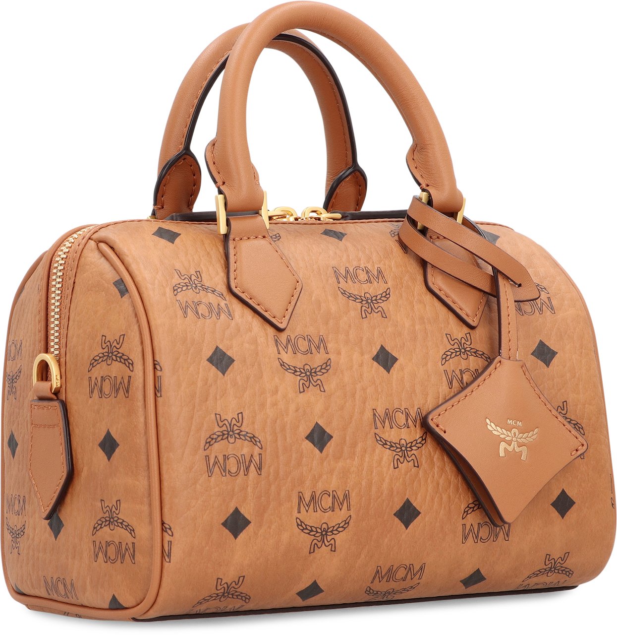 MCM Boston Ella Handbag Bruin
