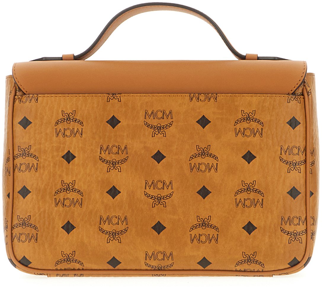 MCM Mcm Printed synthetic leather small Tracy handbag Divers