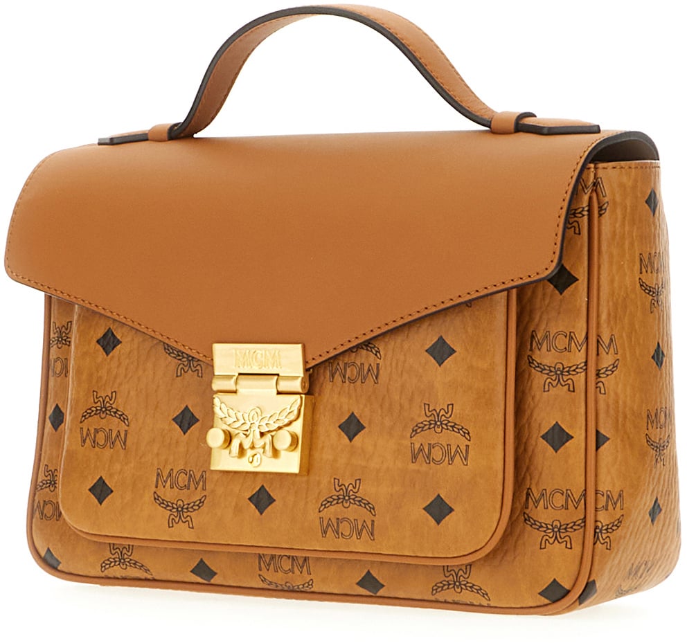 MCM Mcm Printed synthetic leather small Tracy handbag Divers