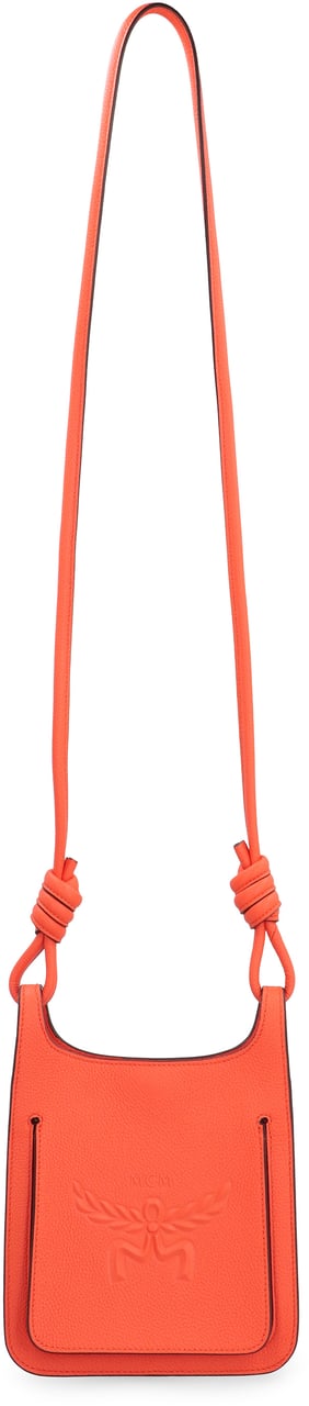 MCM Himmel mini leather hobo bag Oranje