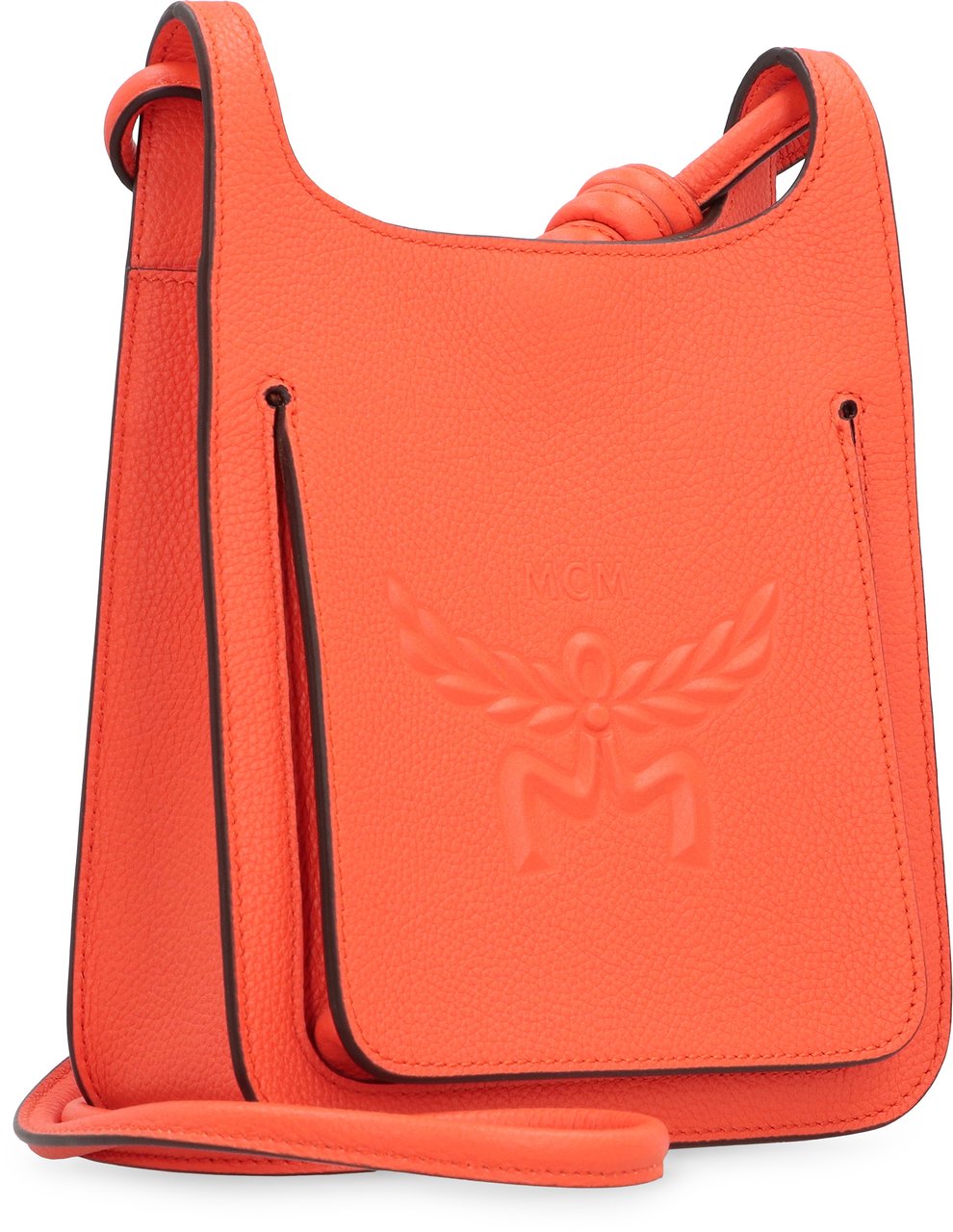 MCM Himmel mini leather hobo bag Oranje