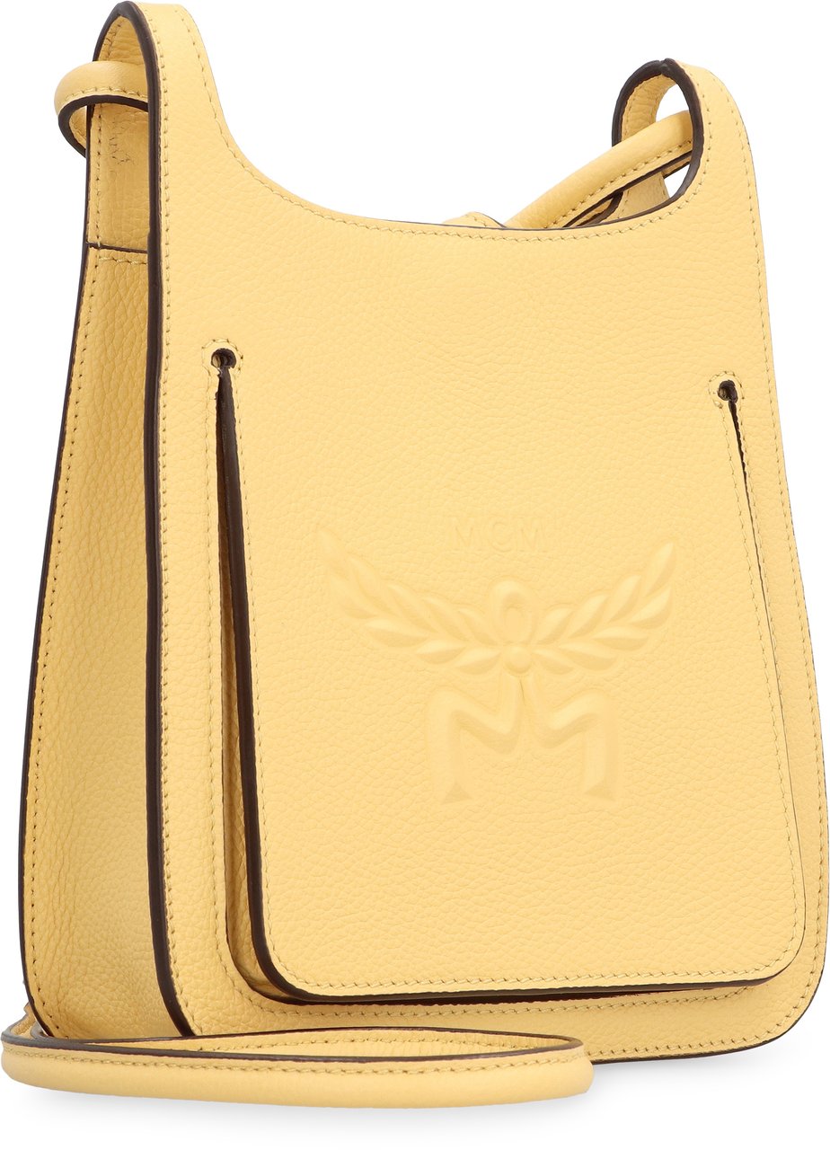MCM Himmel mini leather hobo bag Geel