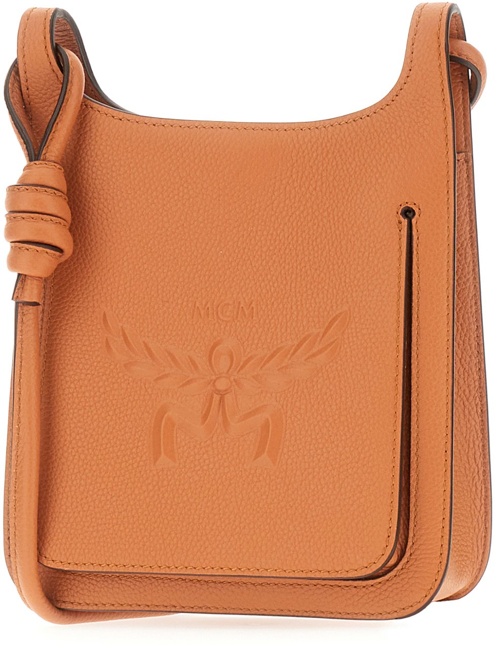 MCM MCM Caramel leather mini Himmel crossbody bag Bruin